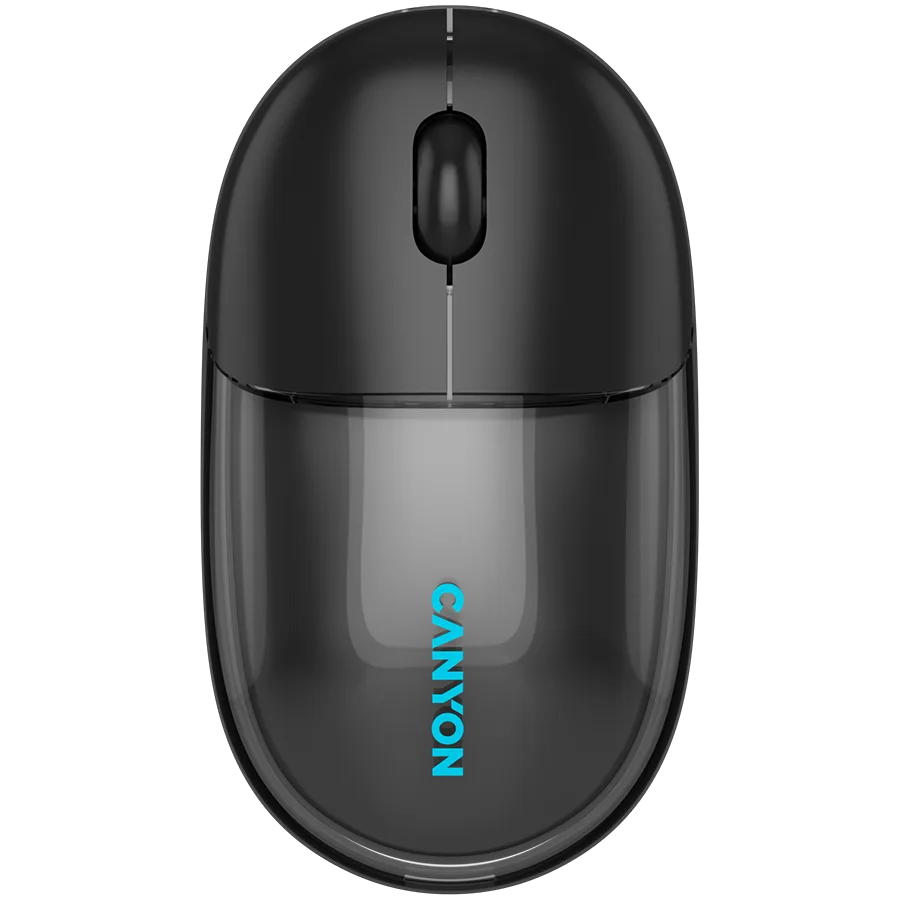 CANYON mouse OnClick 24 BT/ Wireless Transparent/Black