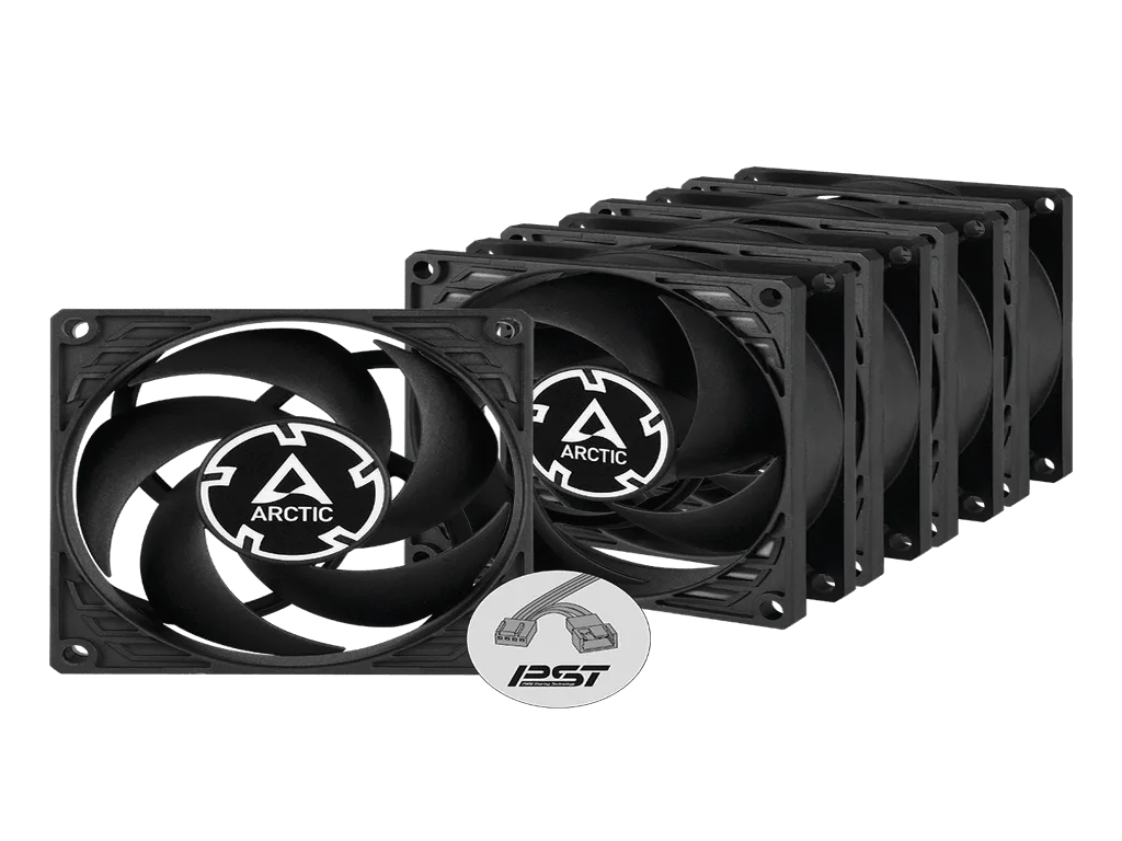Arctic P8 PWM PST 5-pack fans80mm PWM Fan