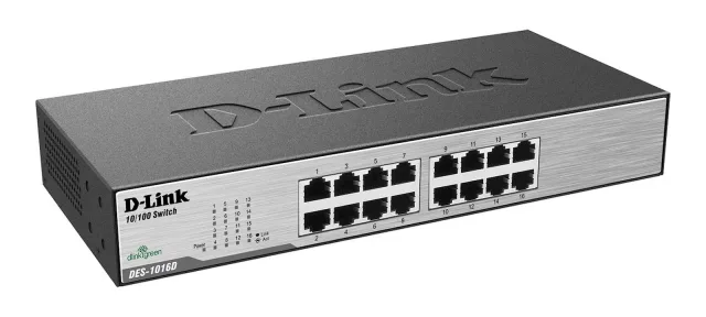 Switch DLINK 16-Port Fast Ethernet DES-1016D/E