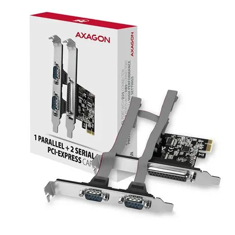 AXAGON PCEA-PSN PCI-Express Adapter,1x Parallel+2xSerial+LP