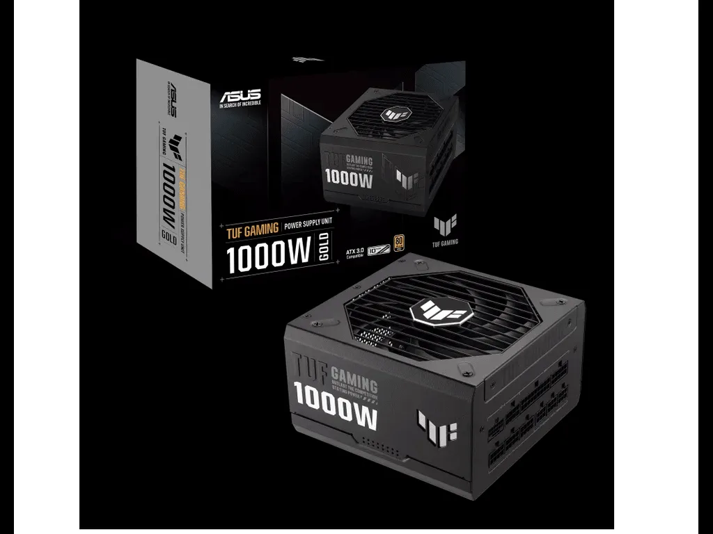 ASUS PSU TUF-GAMING-1000G1000W 80Plus Gold;Full modular1x16pin;4x8 pin;5 x SATA