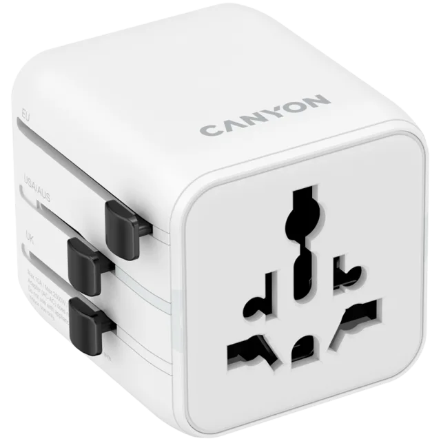 CANYON Travel Adapter OnTour One EU/UK/US/AUS White