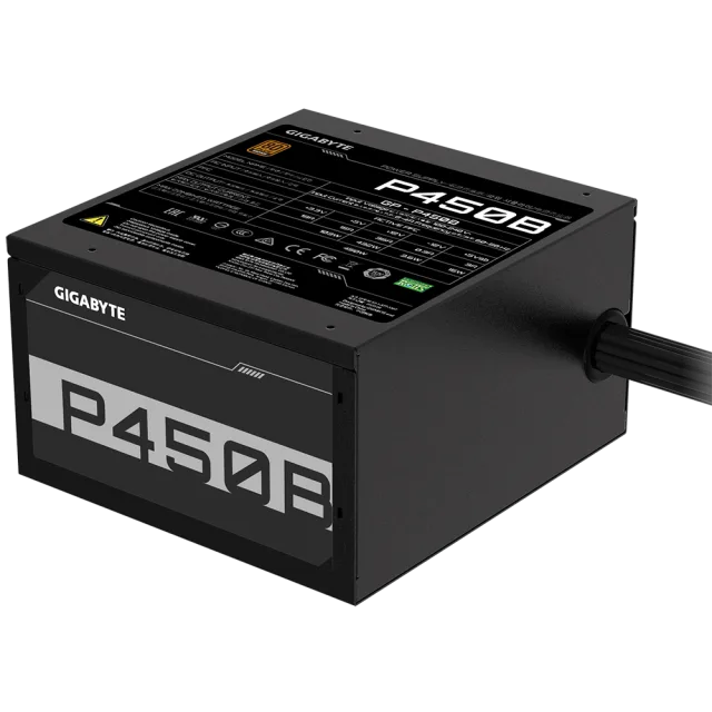 GIGABYTE PSU 450W 80+ bronze6xSATA,2xPCIe 6+2 Pin,3x4Pin,1xFloppy