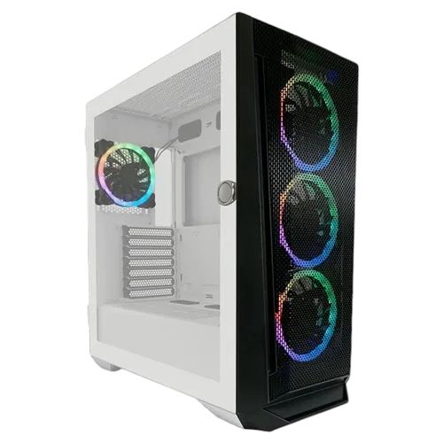 LC-Power Case Gaming 805BWHolo-1_X, Midi-Tower,4x120ARGBGPU: 390mm, CPU Cooler: 165mm