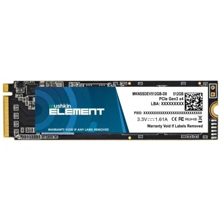 Mushkin Element SSD 512GB M.2 NVMe Bulk