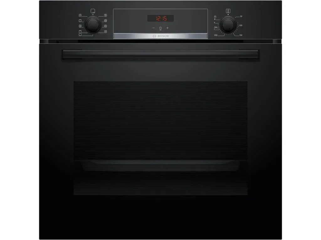 BOSCH pećnica  Serie 4| CRNA, A+, 3D, 71L,7 programa, Old Model HBA513BB1
