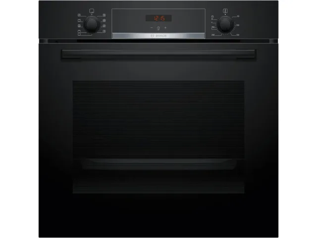BOSCH pećnica  Serie 4| CRNA, A+, 3D, 71L,7 programa, Old Model HBA513BB1