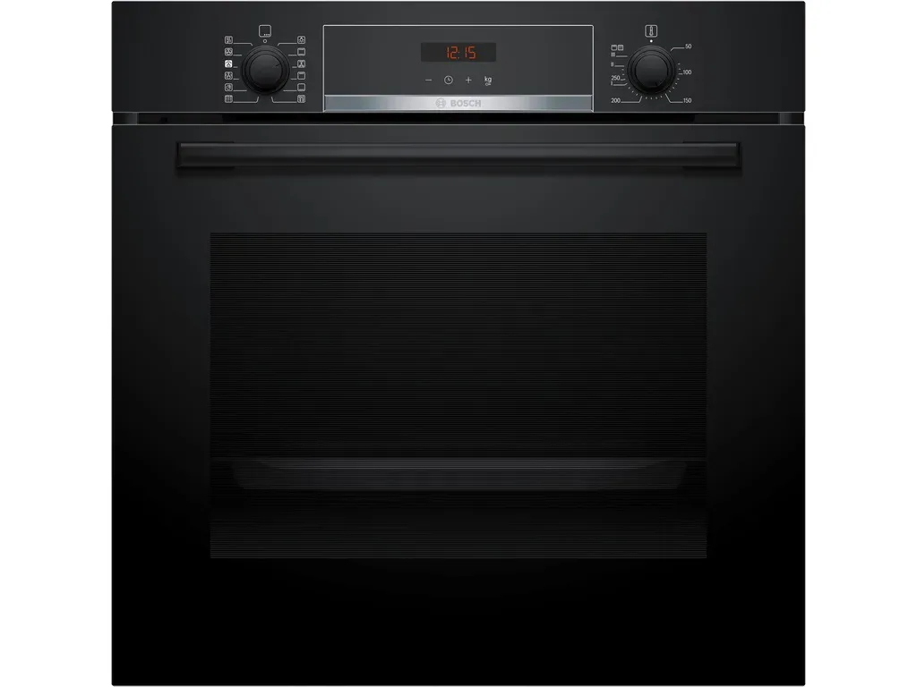 BOSCH pećnica  Serie 4| CRNA,A, 71L,8 programa, Piroliza, Dodavanje pare
