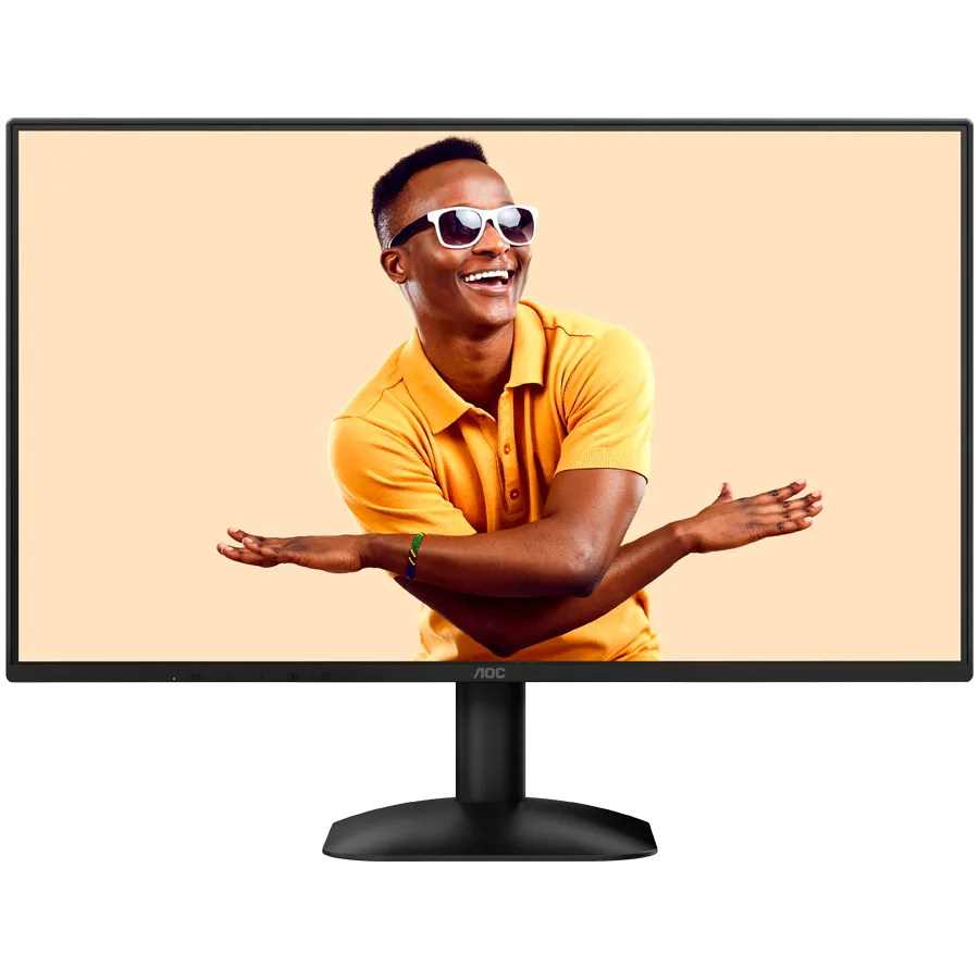 AOC Monitor 24B31H 23.8" IPS, 1920x1080, 120Hz, 1ms MPRT, 300 cd/m2, 1500:1, Adaptive Sync, VGA, HDMI, Tilt, Black, VESA, 3y