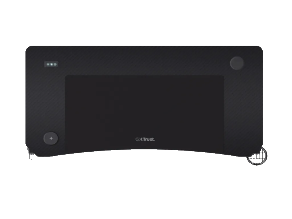 Trust GXT710 Luminus Pro RGBgaming sto, wireless punjač,120x60x74 cm, crni
