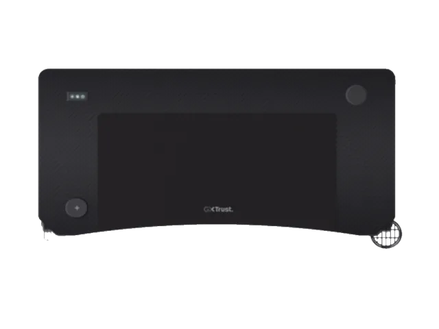 Trust GXT710 Luminus Pro RGBgaming sto, wireless punjač,120x60x74 cm, crni