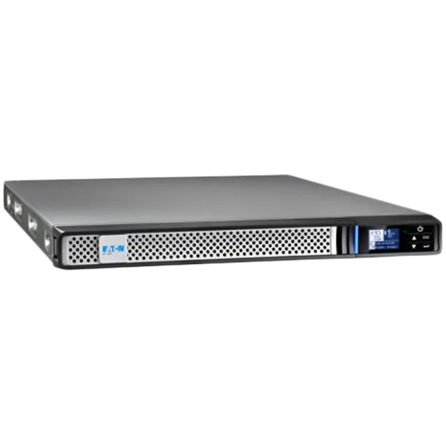 Eaton UPS 5P1550i Gen2, Line interactive, Rack 1U, 1550VA/1350W,Input C14, Outputs 6 x C13, USB port, Serial port, Rail kit, 2 x IEC-IEC cables, Network card slot, Warranty 3yr on electrenoci, 2yr on