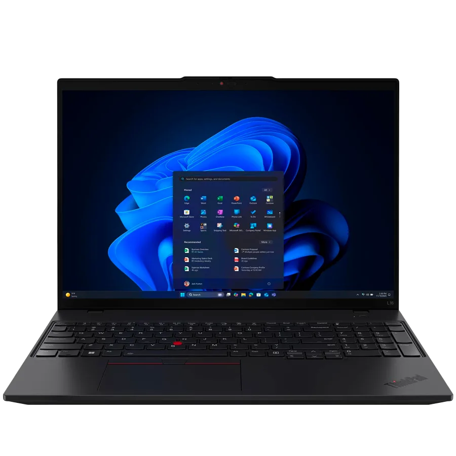 LENOVO ThinkPad L16 Gen 2 16" FHD WUXGA IPS, Intel Core Ultra 5 225U, 16GB DDR5, 512GB SSD, 3x USB-A 3.2, 2x USB C THB 4, HDMI, RJ-45, WiFi 6E, BT5.3, BH BL Kyb, 57Wh, No OS, Black, 3Yr