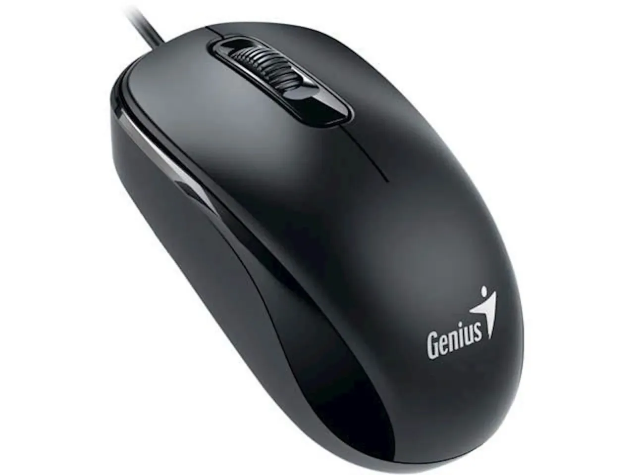 Genius miš DX-110 USB crni 1.000 DPI, USB veza,3 tipke, 1.5 m kabal