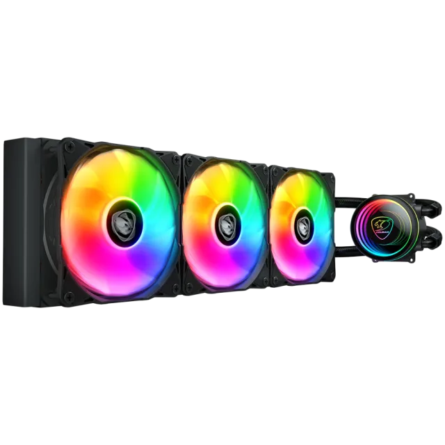 COUGAR POSEIDON ELITE ARGB 360 Black AiO Liquid Watercooling