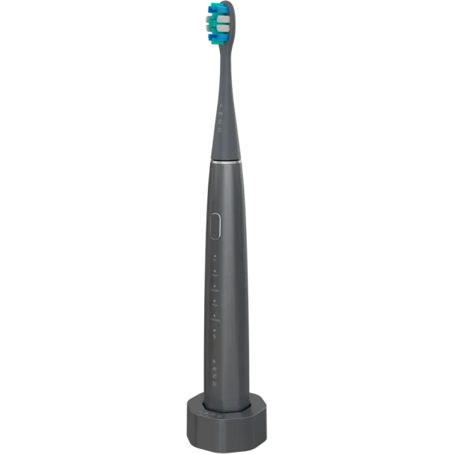 Wireless Tooth Brush, Grey, 3 Brush Heads, 1400mAh, Function: Soft, Clean, Massage, White, Sweep