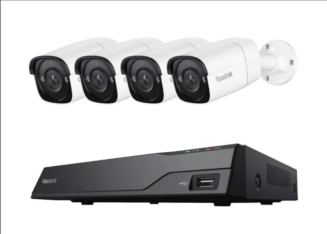 Reolink NVR snimač NVS8-5MB4 5MP, 8 kanalni NVR s 2TB HDD, 4x Kamera POE