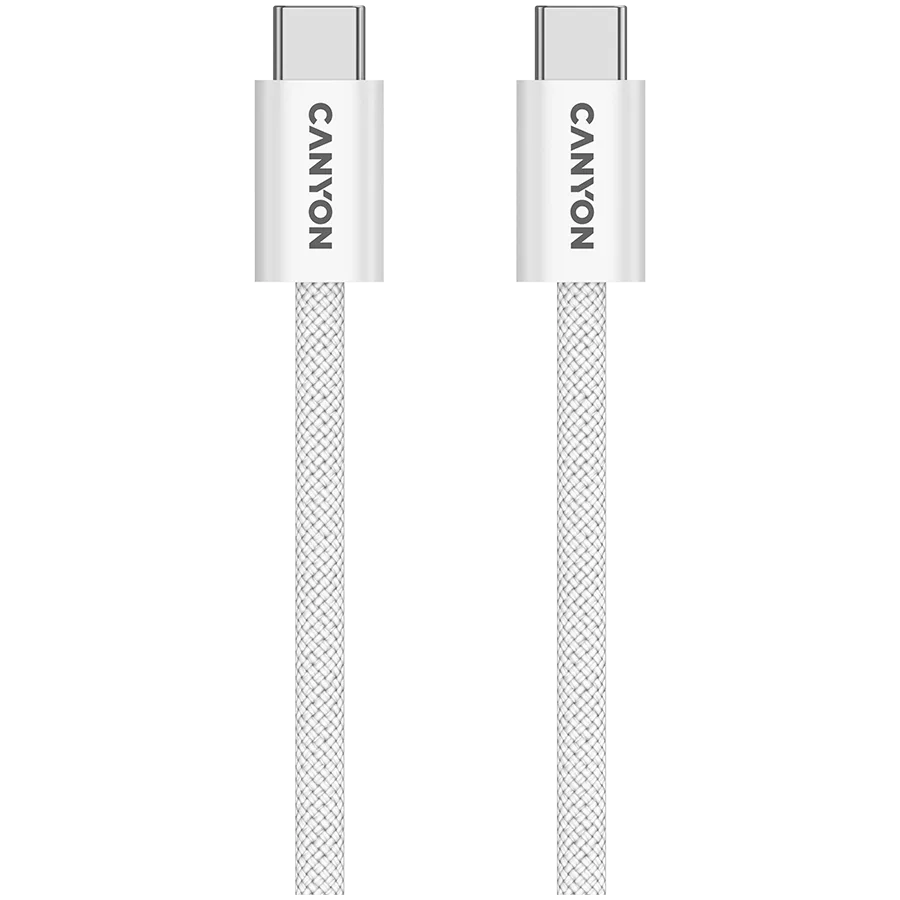 CANYON cable OnWire 60MG C-C 60W Magnet Braided 1m White