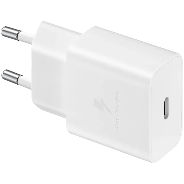 Samsung 15W Fast Charging USB-C Wall Charger White (cable included)