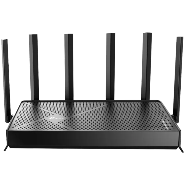 TP-Link Archer BE400 BE6500 Dual-Band Wi-Fi 7 Router, 688 Mbps at 2.4 GHz + 5764 Mbps at 5 GHz, 6xAntennas, 2.0 GHz Quad-Core CPU, 1x2.5 Gbps WAN port +1x2.5 Gbps LAN port + 3x1 Gbps LAN ports, 1xUSB