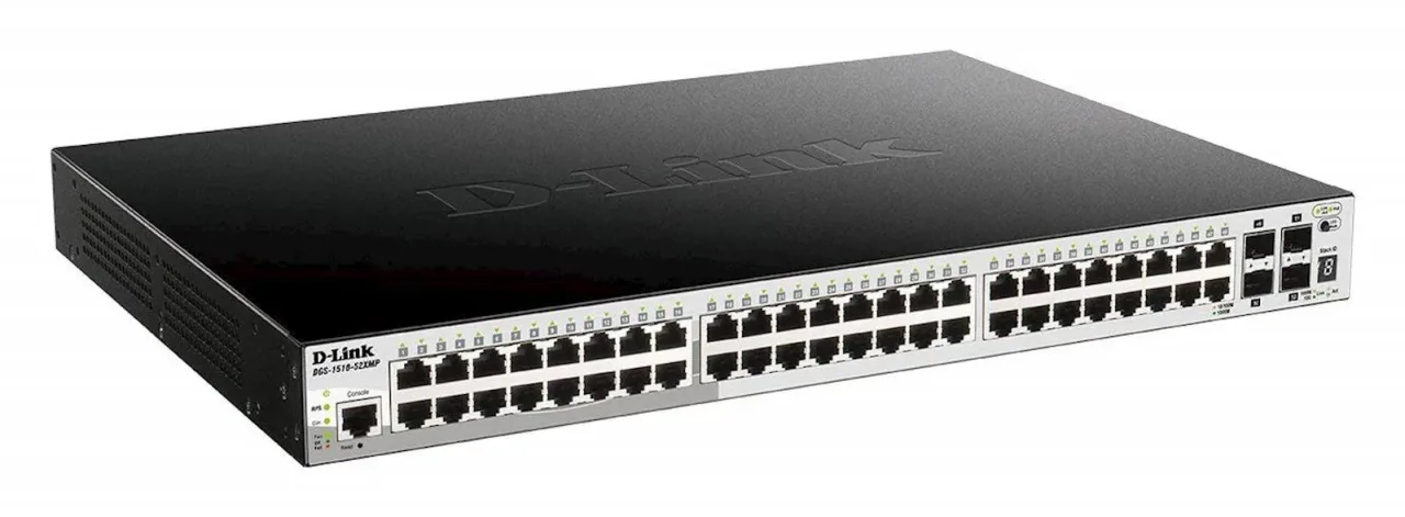 Switch Dlink  DGS-1210-52MP 48 x Gigabit BASE-T PoE , 4 x Gigabit GbE/SFP