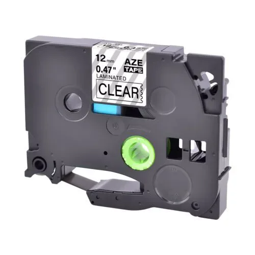 POT TRAKA TZE131 12mm crno na prozirno