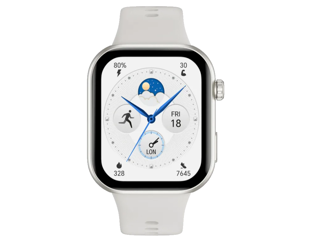 HONOR Choice Watch 2i White1.85 AMOLED, 14 days baterrylife, Bluetooth call, 109 Sports type