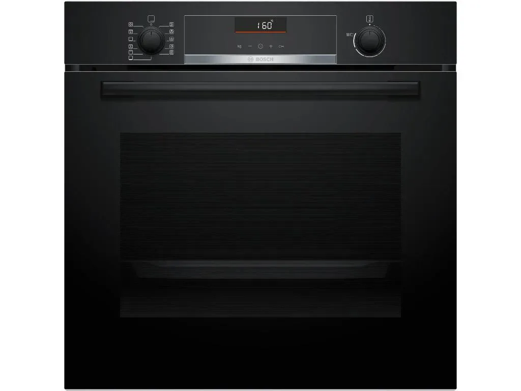 BOSCH pećnica  Serie 6| CRNA, A+, EcoClean, AIR FRY Funk,AutoPilot 10, VODILICA, 71L, 8 Programa,