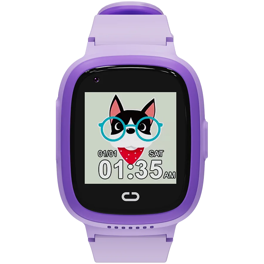CANYON kids watch Sunny KW-48 Video 4G GPS Games&Music Violet