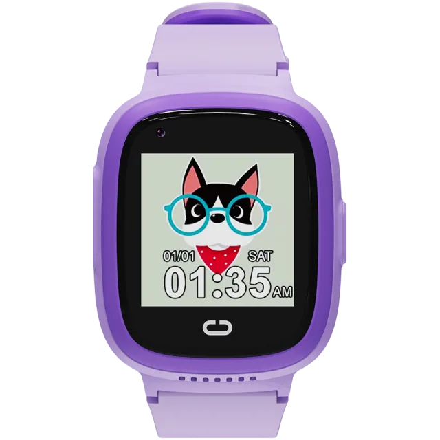 CANYON kids watch Sunny KW-48 Video 4G GPS Games&Music Violet