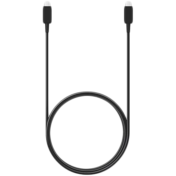Samsung original data cable USB Type-C to USB Type-C (1.8m, 5A), super fast charging up to 45W, Black