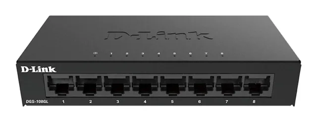 Switch DLINK 8-Port Gigabit Unmanaged Desktop  DGS-108GL
