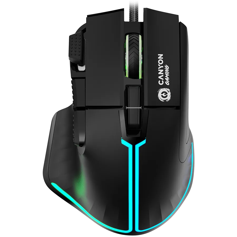 CANYON mouse Fortnax GM-636 RGB 9buttons Wired Black