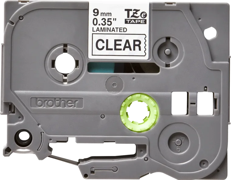 POT  TRAKA TZE121 9mm crno na prozirno