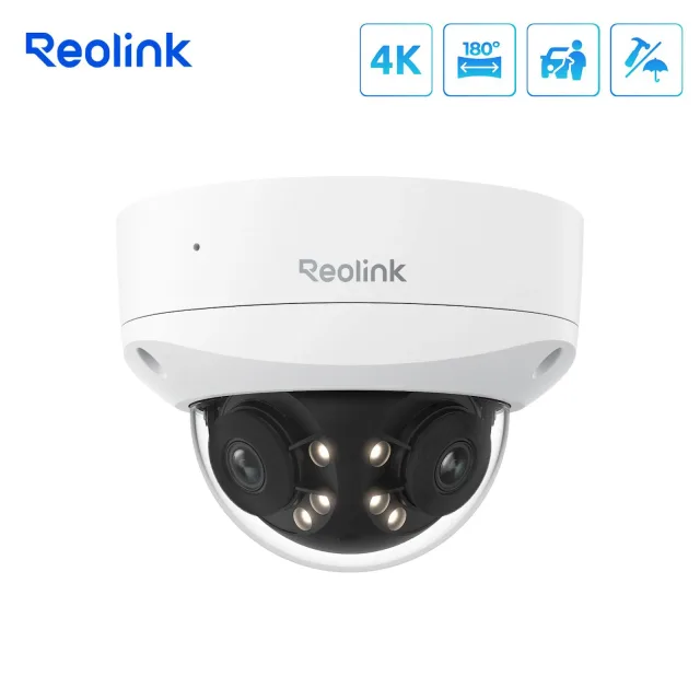 Reolink IP Kamera Duo serija P737 POE, 8MP, 4K, IK10 otporna, 180° pogledom, Noćni vid