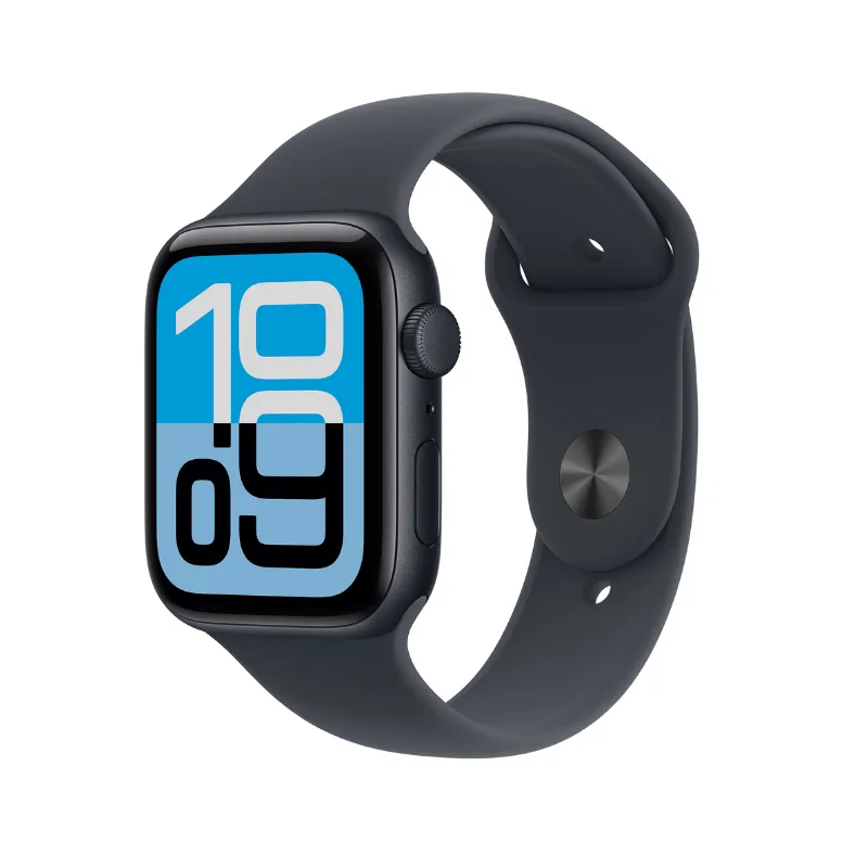 Apple Watch SE 3 GPS 44mm Midnight Aluminium Case + Midnight SB MEHQ4 S/M