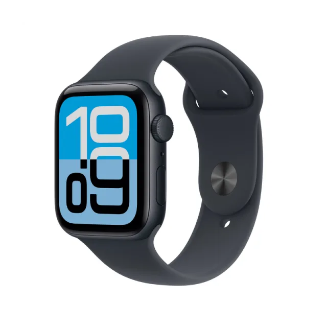 Apple Watch SE 3 GPS 44mm Midnight Aluminium Case + Midnight SB MEHQ4 S/M
