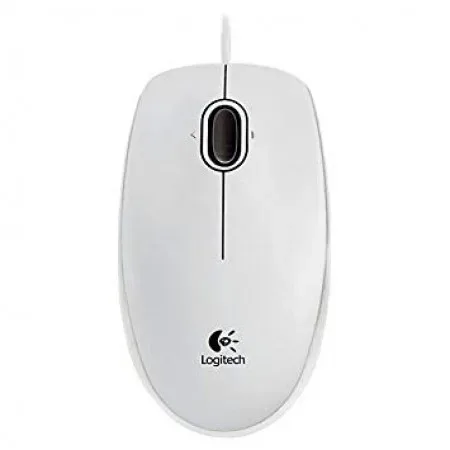 Logitech Miš Optical B100 White USB