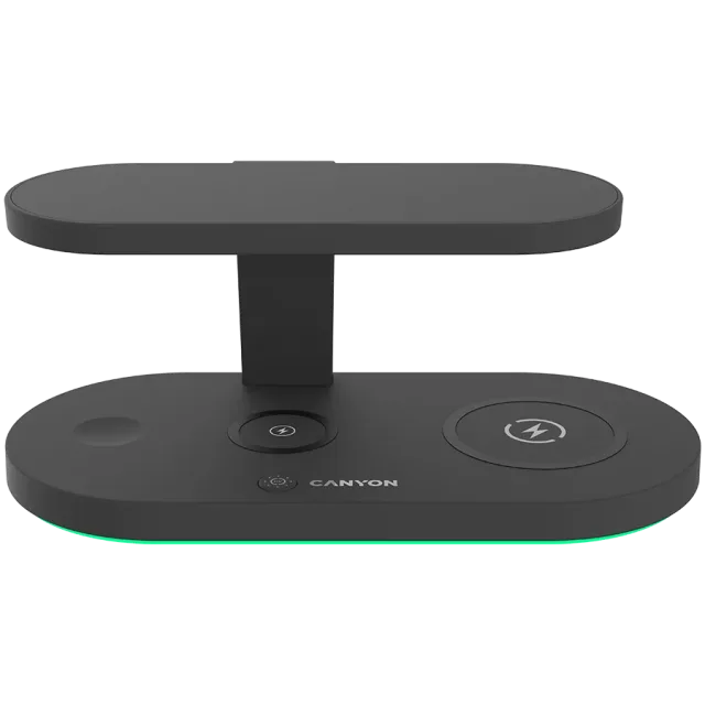 CANYON wireless charger WS-501 15W 5in1 UV Black