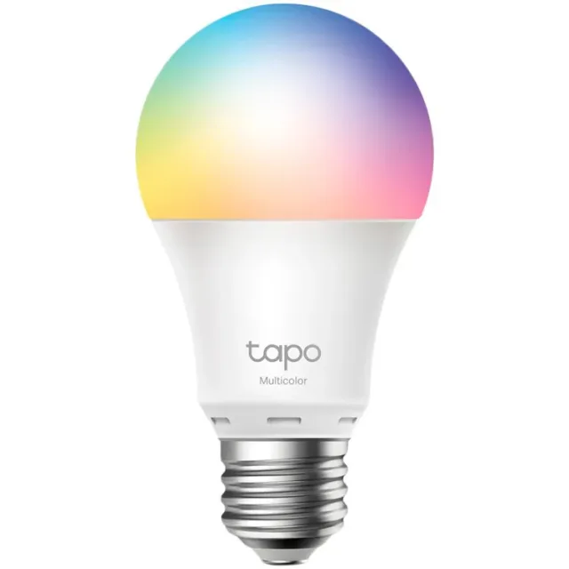 TP-Link Tapo L530E Smart Wi-Fi Light Bulb, Multicolor, 2.4 GHz, IEEE 802.11b/g/n, E27 Base, 220–240 V, 50/60 Hz, 2,500 K – 6,500 K, Multicolor, No Hub Required, Voice Control (works with Amazon Alexa
