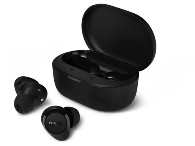 Philips TAT1300BK BT slualicekapice SecureFit; BT 6.0do 24h reprodukcije; boja crna