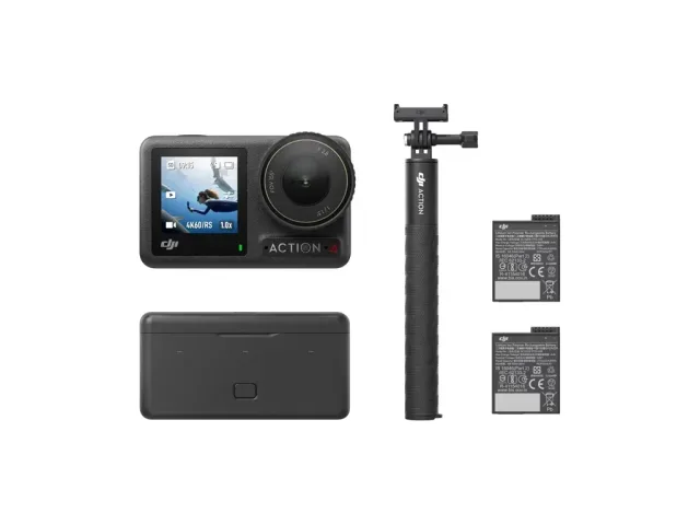 DJI Osmo Action 4 Advent Combo1/1,3? senzor,10-bitni D-Log MVeći vijek baterije,4K/120fps Ultra-Wide