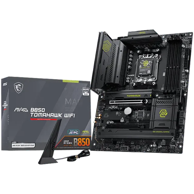 MSI MAG B850 TOMAHAWK MAX WIFI, Socket AM5, 4x DDR5, WiFi7