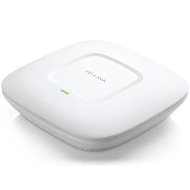 TP-Link Wireless N Ceiling/Wall Mount Access Point, 300Mbps at 2.4Ghz, 802.11b/g/n, 1 10/100Mbps LAN, Passive PoE Supported, Centralized Management, Captive Portal,  AP Mode, Multi-SSID, Cluster mode,