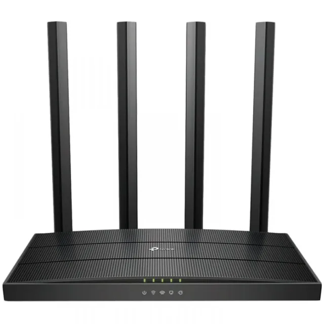 TP-Link AC1900 802.11ac Wave2 3×3 MIMO Wi-Fi Router, 1300Mbps at 5GHz + 600Mbps at 2.4GHz, 5 Gigabit Ports,4 antennas, Beamforming,Smart Connect,IPTV, Access Point Mode, IPv6 Ready,Tether App,Cloud su
