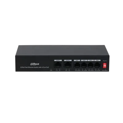 Dahua 6-Port Switch with PoE 4-Port PoE PFS3006-4ET-36