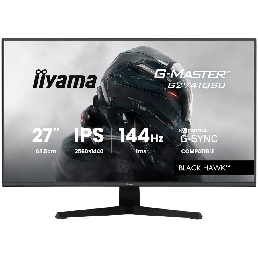 27 IPS Gaming, G-Master Black Hawk, G-SYNC Compatible, 2560x1440 144Hz, HDMI, DisplayPort, 1ms MPRT, Adaptive Sync, Speakers, USB 2x 2.0, Black Tuner