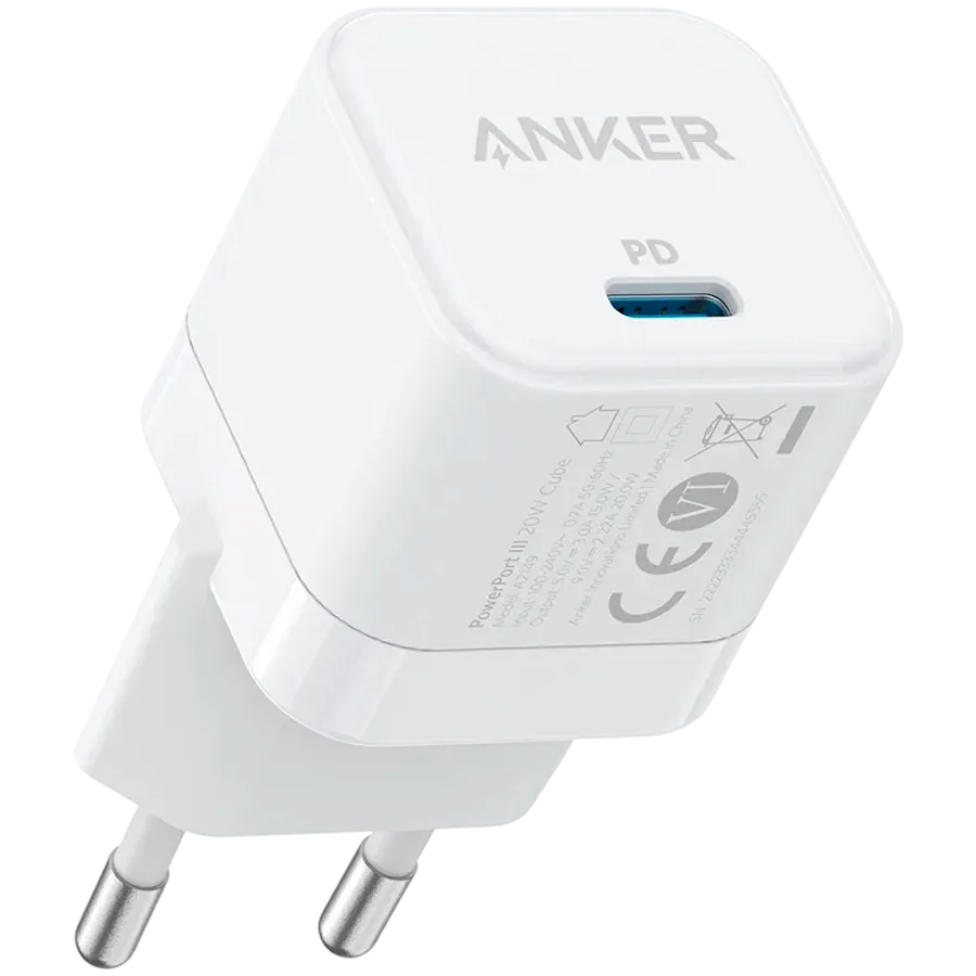 Anker PowerPort III 20W Cube White