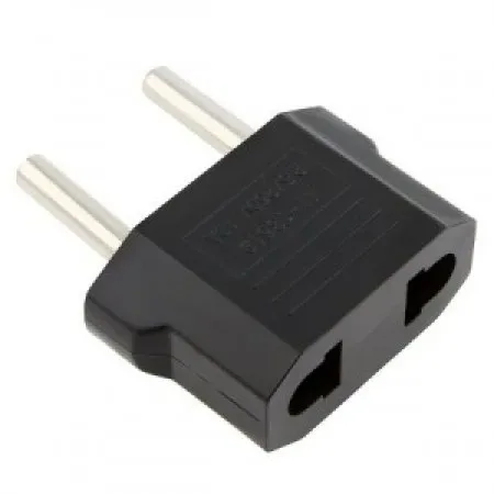 Schuko adapter US na EU Black