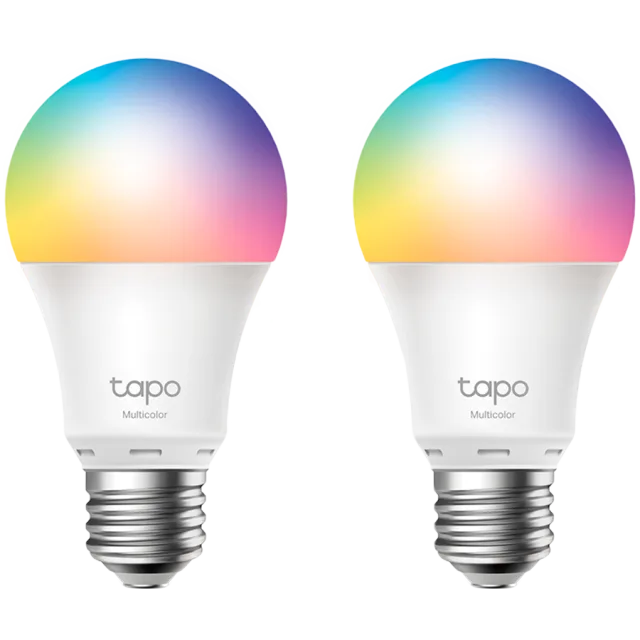 TP-Link Tapo L530E Smart Wi-Fi Light Bulb, Multicolor, 2.4 GHz, IEEE 802.11b/g/n, E27 Base, 220–240 V, 50/60 Hz, 2,500 K – 6,500 K, Multicolor, No Hub Required, Voice Control (works with Amazon Alexa